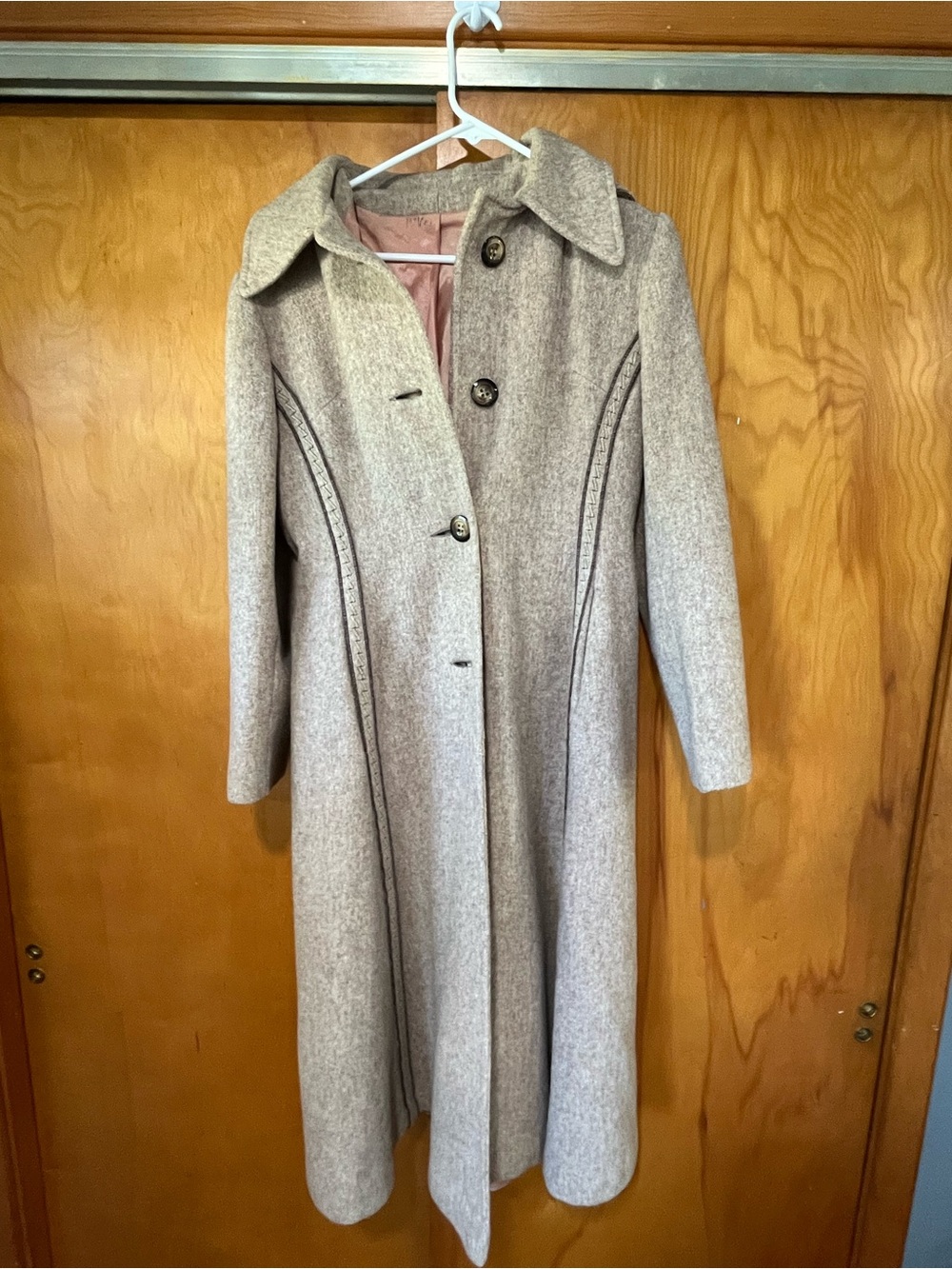 Original 1960’s/1970’s Grey Wool Coat